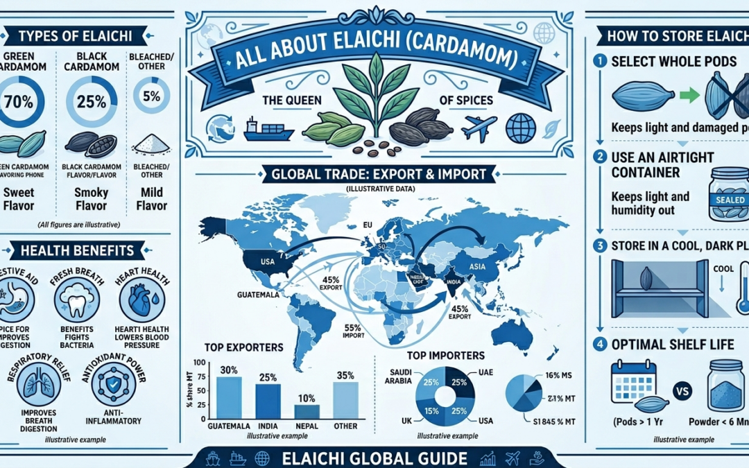 Elaichi in English: Cardamom Types, Export, Benefits & Uses 2026